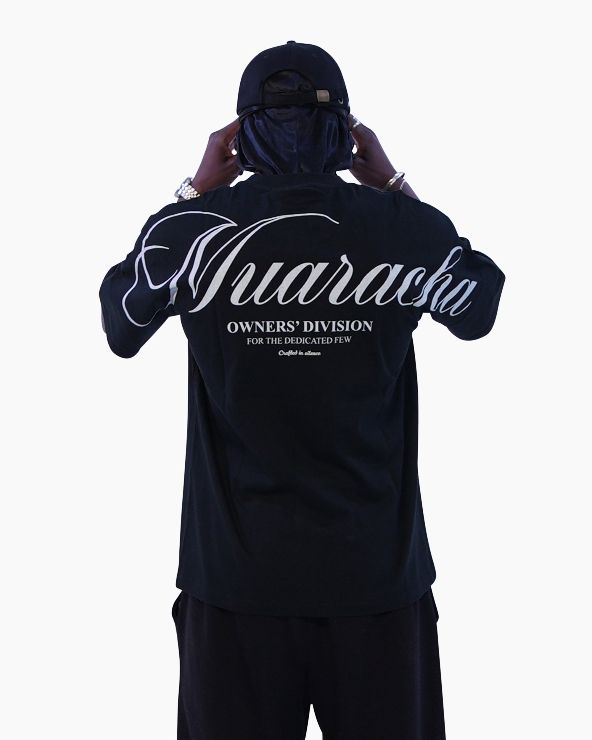 Owners’ Backprint Tee – Black - MUARACHA