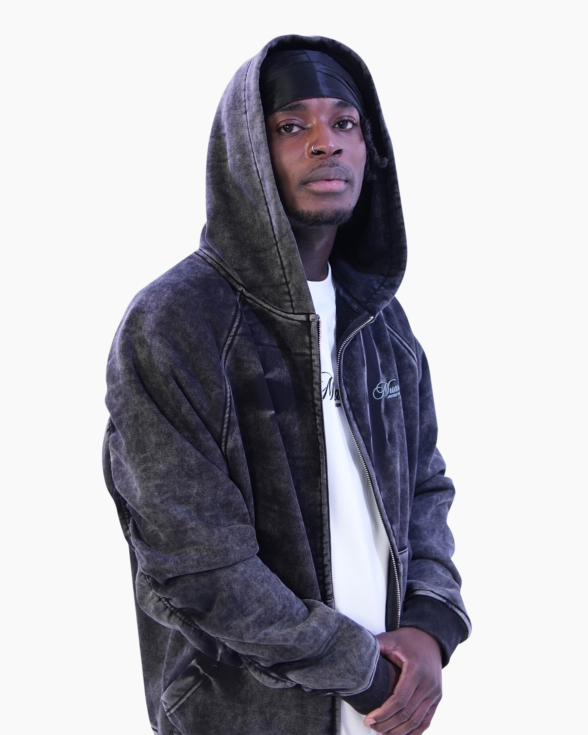 Owners’ Heavy Zip Hoodie – Stone Grey - MUARACHA