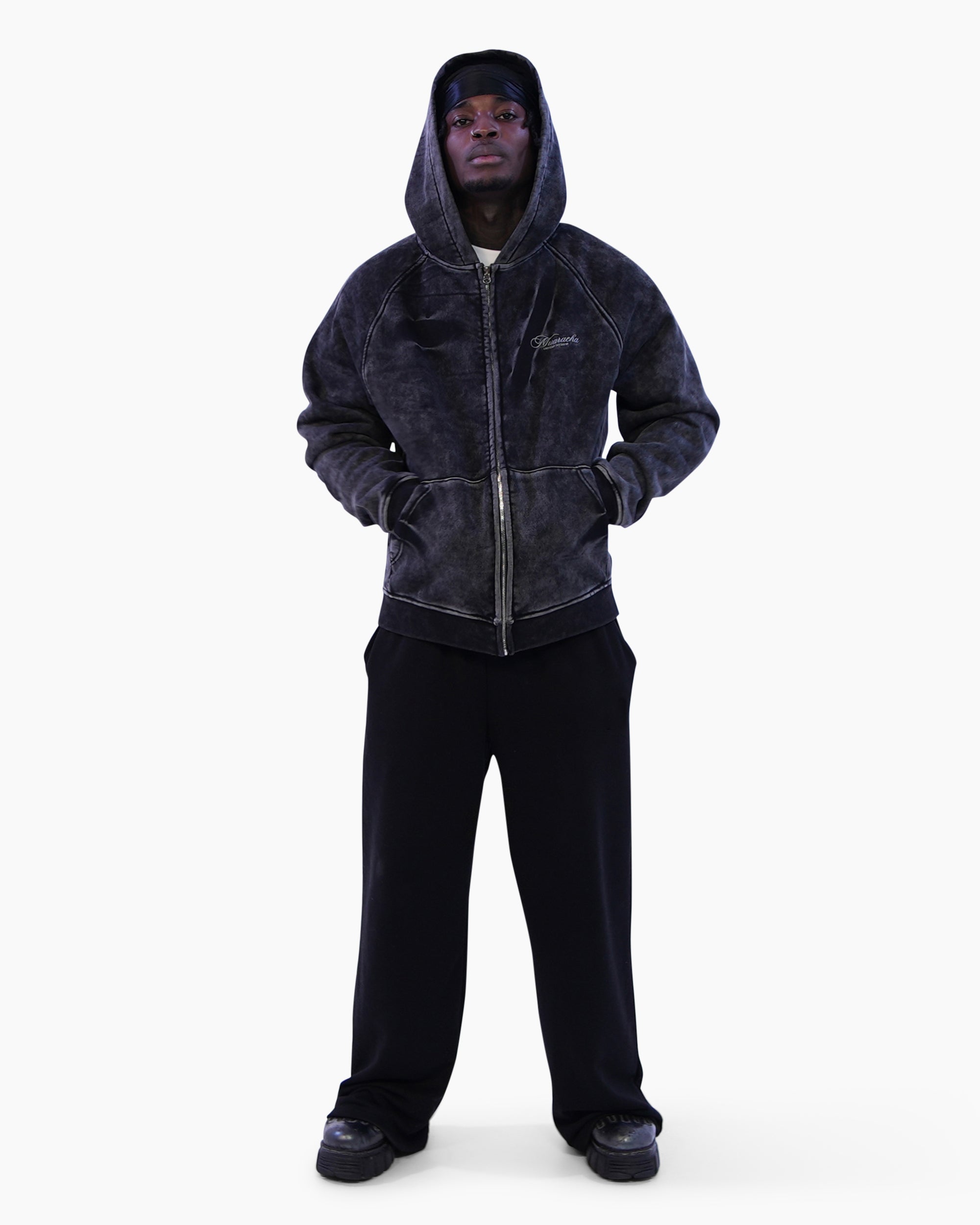 Owners’ Heavy Zip Hoodie – Stone Grey - MUARACHA