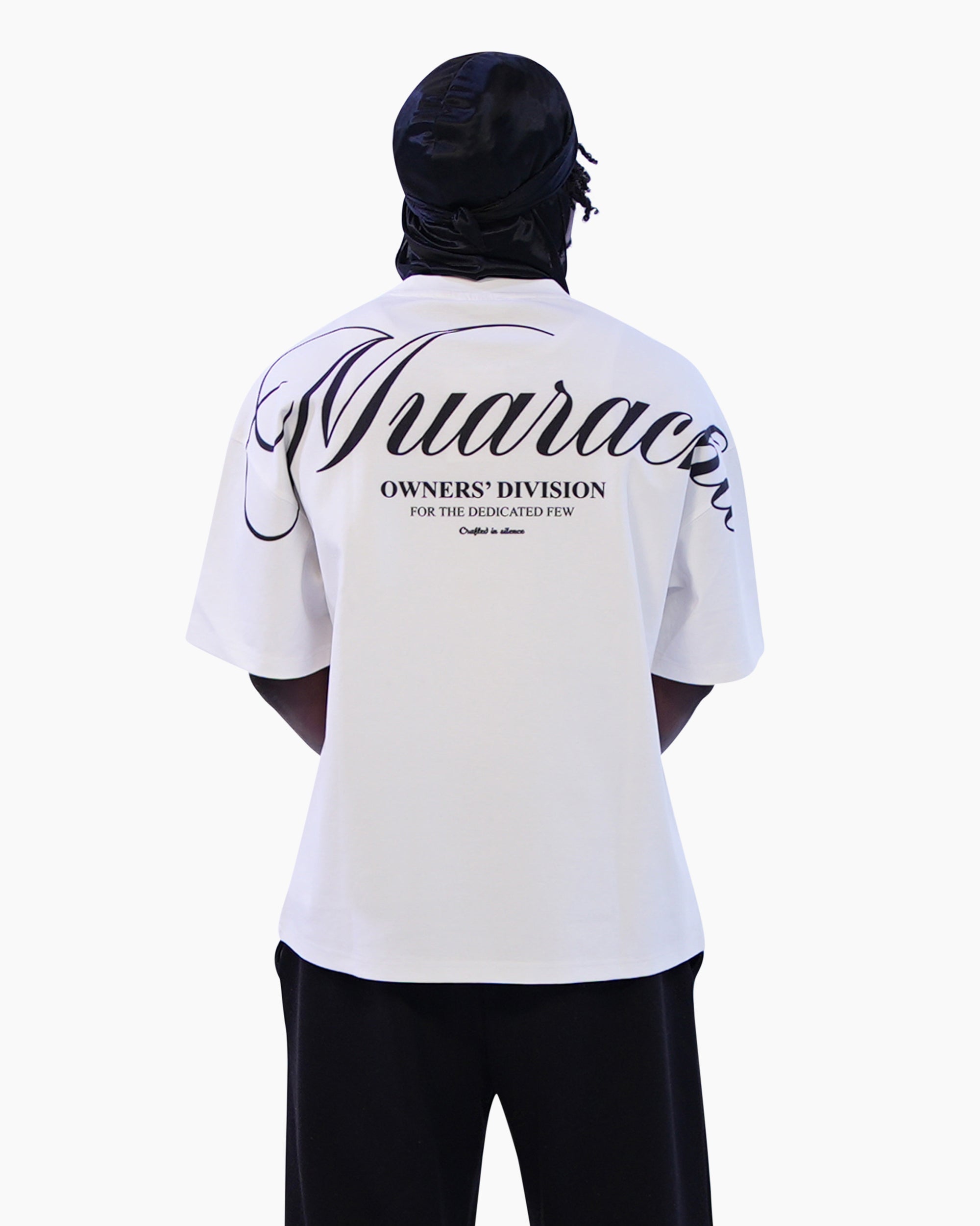 Owners’ Backprint Tee – White - MUARACHA
