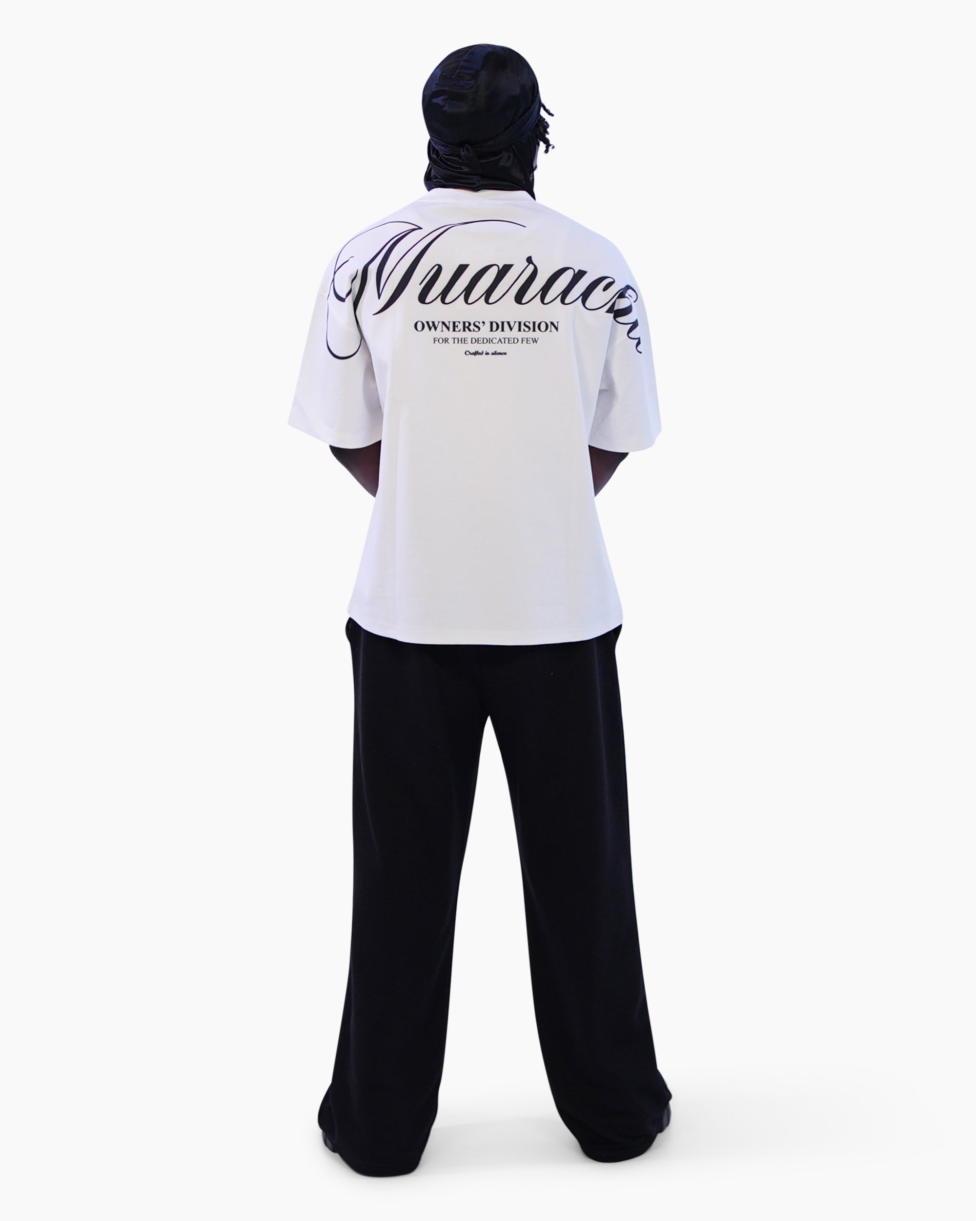 Owners’ Backprint Tee – White - MUARACHA